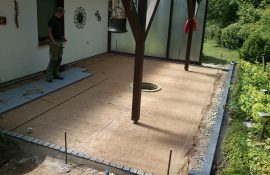 Terrasse GB in Arbeit 1